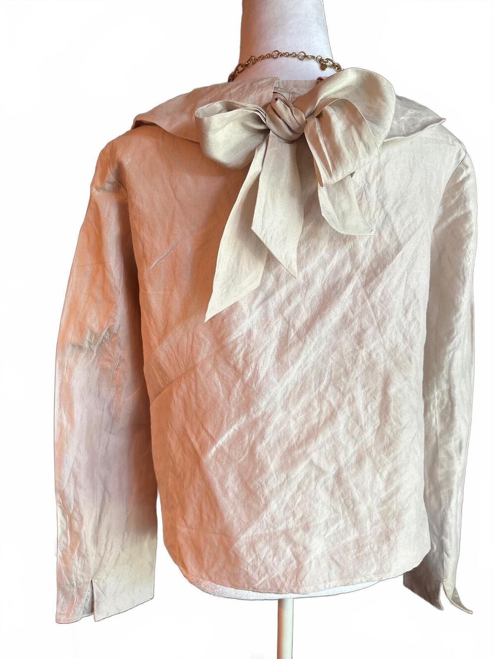 Ann Taylor Petite Bow Jacket M